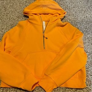 lululemon oversized half zip scuba hoodie